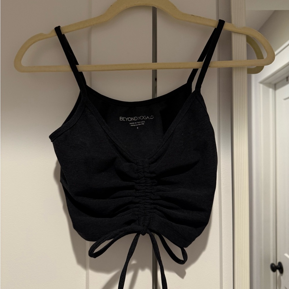 Beyond yoga scrunch crop tank